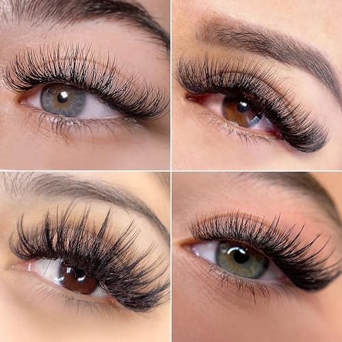 VEYES INC Easy Fan Volume Lash Extensions 03 05 07 J/B/L/C/CC/D/DD Curl 8-25mm Mixed & Single Length Tray, Matte Black Self Fanning Eyelashes, Professional Supplies for Lash Techs (0.05 D 8-16mm) thumbnail 6