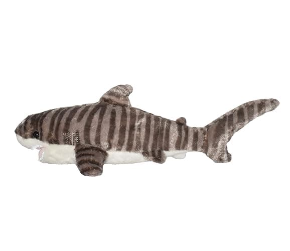 Wild Republic Tiger Shark Plush Soft Toy, Cuddlekins Cuddly Toys, Gifts for Kids 40 cm thumbnail 6