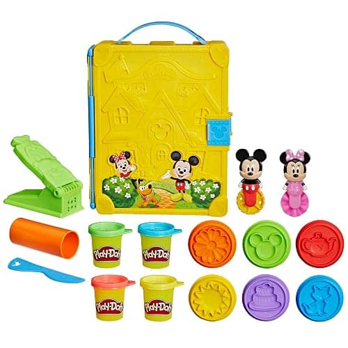 Play-Doh Disney Junior Mickey Mouse Clubhouse, Shape a Story Playset, Storage & Travel, Arts & Crafts Preschool Toys for Kids 2+ thumbnail 2
