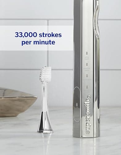 Supersmile Zina45™ Deluxe Sonic Pulse Toothbrush – Rechargeable Electric Brush with Angled Head & Travel Case – for Whiter Teeth and Healthier Gums thumbnail 10