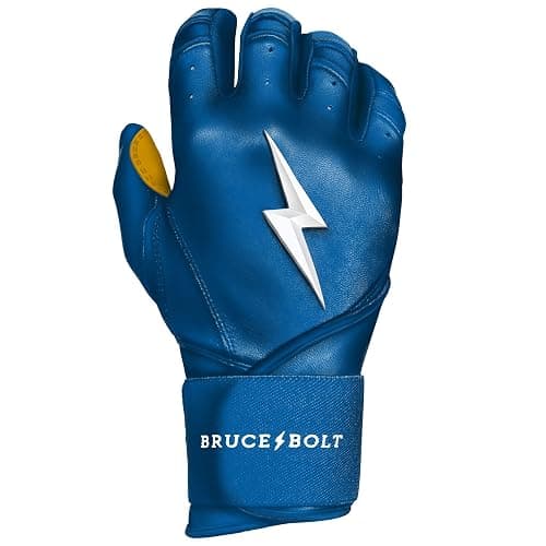 BRUCE BOLT Original Series Long Cuff Batting Gloves - Multiple Colors - Adult & Youth Sizes thumbnail 6