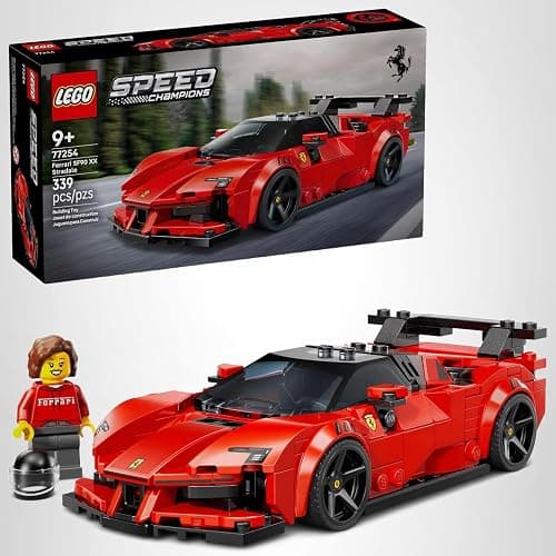 LEGO Speed Champions Ferrari SF90 XX Stradale Sports Car Building Toy for Kids - Building Set W/Ferarri Driver Minifigure for Boys & Girls, Ages 9+ - Gift Idea for Birthdays - 77254 thumbnail 7