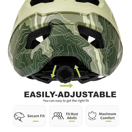 BATFOX Bike Helmet,Mountain Bike Helmet Helmets for Men Women Adults Youth thumbnail 3