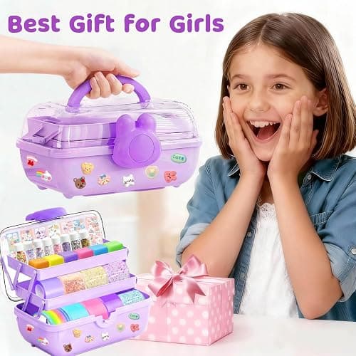 Nano Tape Bubble Kit for Kids, Squishy Maker Making Kit, Birthday for 4 5 6 7 8 9 Year Old Girls Girl Grandkids, Kids Toys for Girls 4-6 6-8 8-10 10-12 thumbnail 3
