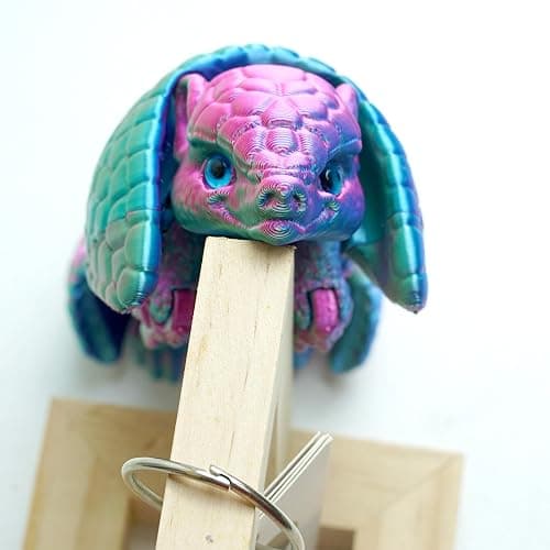 BANPIWOLG Armadillo Ball 3D Printed Armadillo Model,Flexible Animals Toy Statue,Movable Joints,Home Office Decor,Interesting Toys,Festival Gifts toco,Fidget Toys, Executive Desk Animals Toy (PG) thumbnail 4