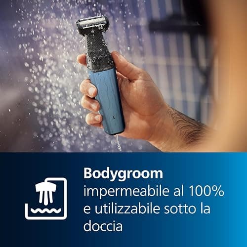 Philips Bodygroom Series 3000 Rifinitore impermeabile per inguine e corpo, rasatura precisa e confortevole, routine di cura del corpo completa, 60 minuti di autonomia, modello BG3027/03 thumbnail 5