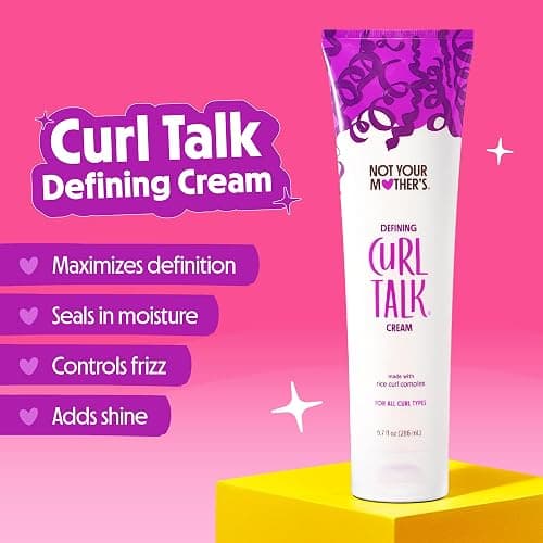 Not Your Mother's Curl Talk Defining Cream, Frizz Control Styling Gel, & Curl Activating Mousse (3-Pack) - 9.7 oz Each - Maximize Definition & Control Frizz - For All Curly Hair Types thumbnail 2
