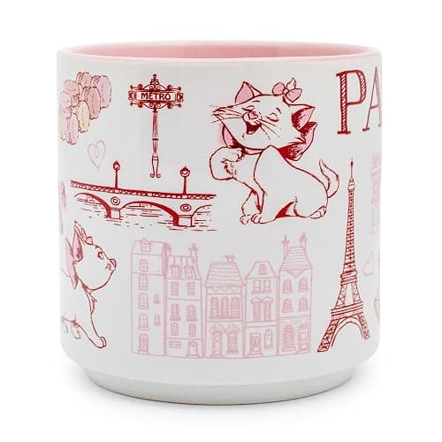 Disney The Aristocats Marie Pink Icons Ceramic Coffee Mug | Cup For Espresso, Tea | Holds 13 Ounces thumbnail 3