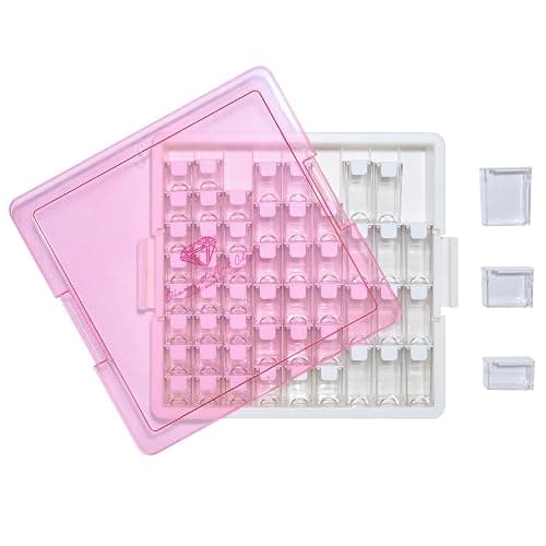 DIAMOND ART CLUB Diamond Painting Storage Organizer - 54 Premium Containers for Diamond Or Bead Storage - Portable, Stackable & Multi-Size Craft Organizers, Essential Diamond Painting Accessories thumbnail 7