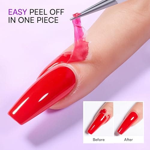 Makartt Liquid Latex for Nails: Nail Polish Barrier Peel Off for Clean Edges, Quick Dry Peel Off Cuticle Guard, Latex Tape for Nails Gel Polish, Stamping, Chrome Powder for Nail Art Home Salon Use thumbnail 2