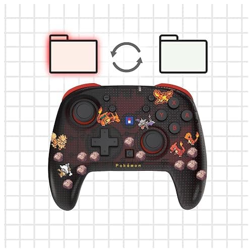 Wireless HORIPAD Turbo for Nintendo Switch 2 (Pokémon Pixel Red) Rechargeable Controller thumbnail 10
