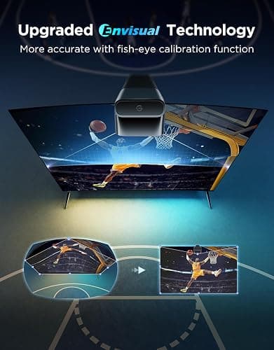 Govee TV Backlight 3 Lite with Fish-Eye Correction Function Sync to 55-65 Inch TVs, 11.8ft RGBICW Wi-Fi LED Strip Lights with Camera, 4 Colors in 1 Lamp Bead, Voice and APP Control, Adapter thumbnail 2