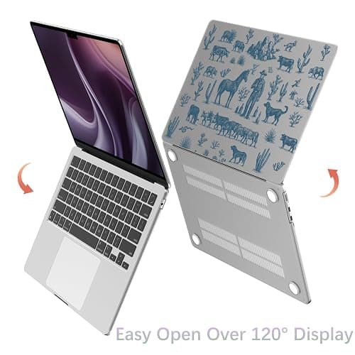 BlHMCASE Compatible with MacBook Pro 13 inch Case M2 2025, 2024-2016 A2338 M1 A2251 A2289 A2159 A1989 A1708 A1706, Western Cowboy Protective Hard Shell Matte Cover for Mac Pro 13 thumbnail 4
