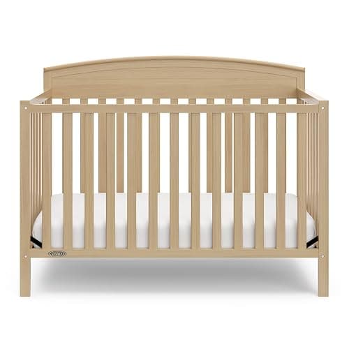 Graco Benton 5-in-1 Convertible Crib (Driftwood) – GREENGUARD Gold Certified, Converts from Baby Crib to Toddler Bed, Daybed and Full-Size Bed, Fits Standard Full-Size Crib Mattress thumbnail 8