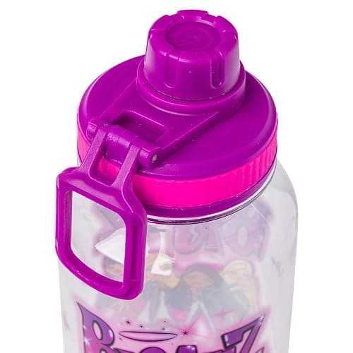 Silver Buffalo Bratz Airbrush Featuring Yasmin, Sasha, Jade, and Cloe Twist Spout Plastic Water Bottle with Stickers You Stick Yourself, 32 Ounces thumbnail 6