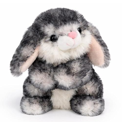 Mushymallow Sitting Bunny Stuffed Animal Soft Rabbit Plush Toy, Blue | 6" Adorable Plush Toy Pocket-Sized Stuffed Bunny for Boys Girls Kids Adults Desk Decor Birthday Christmas Gift - Image 1