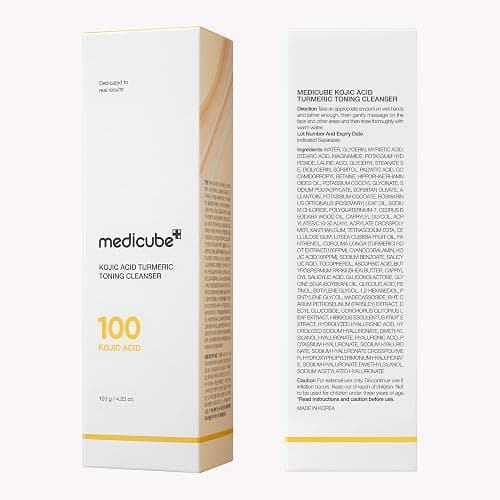 medicube Kojic Acid Turmeric Whip Cleanser | Daily Facial Cleanser for Brightening, Balancing Skin Tone & Texture | Fade Appearance of Uneven Patches & Ideal for Use After Spot Care | Korean Skincare thumbnail 9