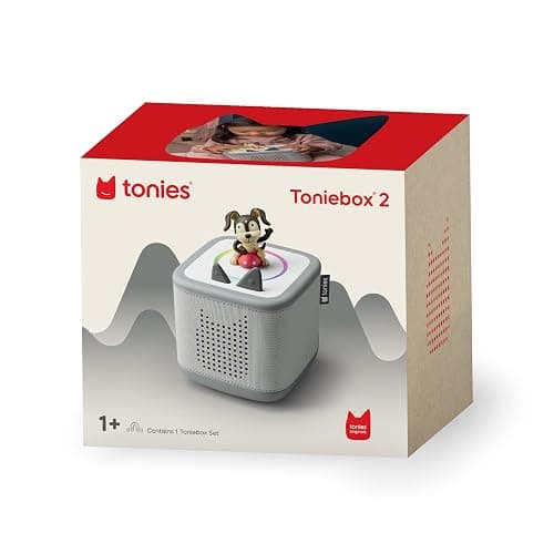 Toniebox 2 Audio Player Starter Set for Kids 1+ with Playtime Puppy - Listen play and grow - Moon Gray thumbnail 8