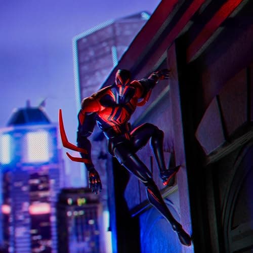 Marvel Legends Series Spider-Man 2099, Spider-Man: Across The Spider-Verse Collectible 6 Inch Action Figure | Marvel Legends Spider-Man 6 Inch Action Figure Across The Spider-Verse Wave 2 - Spider-Man 2099 thumbnail 2