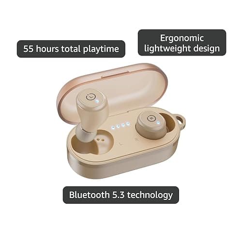 TOZO T10 Wireless Earbuds Bluetooth 5.3 Headphones, App Customize EQ, Ergonomic Design, 55H Playtime, Wireless Charging Case, IPX8 Waterproof Sound in-Ear Headset, New Version thumbnail 4
