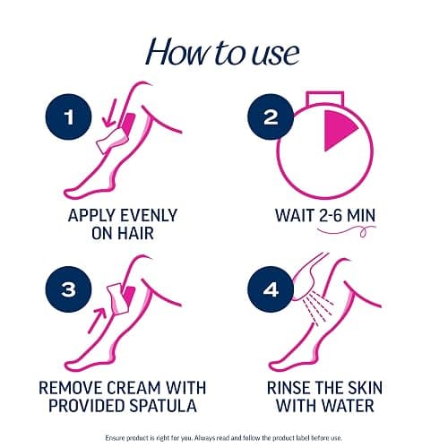 Veet Professional 2 Minute Cream for All Skin Types with Shea Butter, Full Bikini & Pubic Hair Removal, Dermatologically Tested, 13.5 FL OZ Bottle w/Spatula thumbnail 5