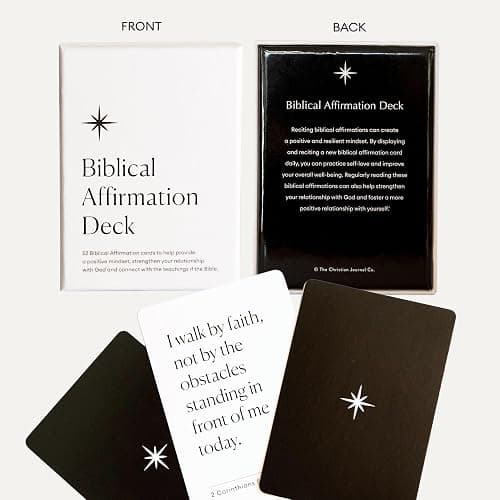 Christian Journal Co. 52 Prayer Cards | Biblical Affirmation Card Deck | Christian Verses for Women & Men | Build Positivity & Deepen Your Faith | Ideal Spiritual Gift | Presented in Quality Box thumbnail 5