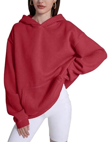 Dnzzs Acid Wash Hoodie for Womens Pullover Oversized Women's Fashion Hoodies & Sweatshirts Vintage Sweatshirt Heavyweight thumbnail 2