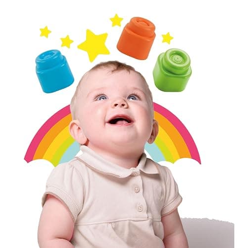 Clementoni Baby Soft Blocks - Clemmy Bag 20 Pieces - Soft Building Blocks, Clemmy Blocks for Kids 6 Months, Bricks Washable, Construction Set, Development & Activity Toy, Made In Italy, 17877 thumbnail 4