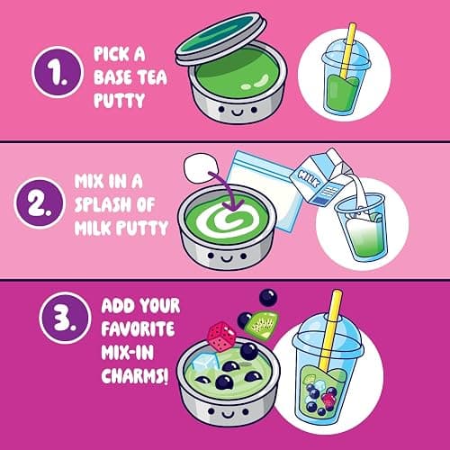 Crazy Aaron's Mixed by Me Boba Thinking Putty Kit - Made in USA thumbnail 3