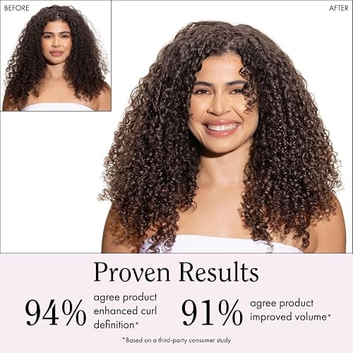 Rizos Curls Curl Defining Cream for Wavy, Curly, Coily Hair – Frizz Control, Defines, Softens, Moisturizes, Adds Shine for 1a–4c Hair Types – Sulfate & Paraben thumbnail 4