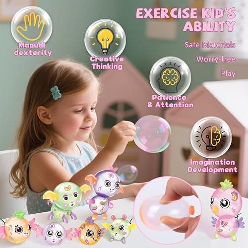 Kenvc DIY Balloon Animal Kit Toys, Craft Kits for Kids, Make Your Own Magic Balloon, Arts & Crafts for 3 4 5 6 7 8 9 10 11 12 Year Boys and Girls, DIY Creative Activity Birthday Gifts 3+ Ages thumbnail 4