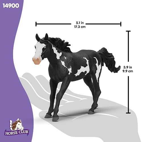 Schleich Horse Club - 7" Paint Horse Gelding - Collectable, Realistic Toy Horse Figurine for Girls and Boys - Durable, Educational Figure for Fun Imaginative Play - Kids Toys Ages 5+ | 14900 thumbnail 3