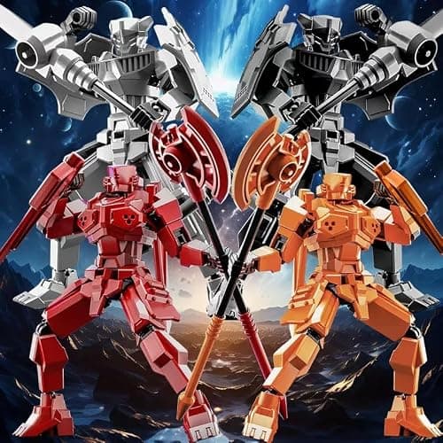 T13 Action Figure 2Pack Sets, Already Assembled Titan 13 Warrior Figures, Multi-Jointed Movable Action Figure, Lucky 13 Collectible Toy, Dummy 13 Action Figures for 6 7 8 9 10 11 12 Years Old Kids thumbnail 8