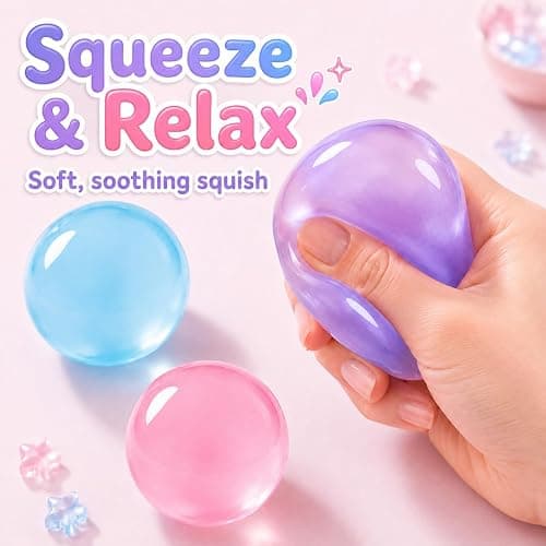 4 PCS Coconut Oil Squishy Stress Ball for Adults, Slow Rising Squishy Fidget Toys, Sensory Fidget Toys for Study Work,Soft Stress Relief Toy thumbnail 7