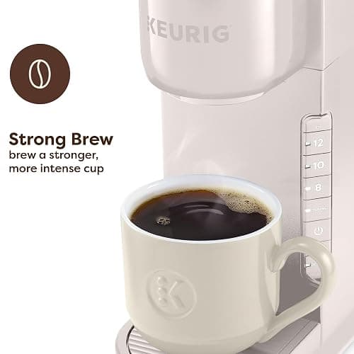 Keurig K-Express Single Serve K-Cup Pod Coffee Maker, 3 Brew Sizes, Strong Button Feature, 42oz Removable Reservoir, Warm Stone thumbnail 3