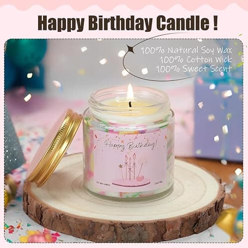 HIDDEN NUTS Birthday Gift for Teen Girls, Happy Birthday Box for Girl, Cute Preppy Stuff for Tween Girls, Christmas, Cute Daisy Aesthetic Glass Cups Tumbler Teen Gals Gifts Set 8pcs thumbnail 4