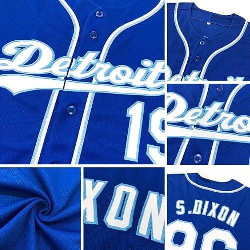 Custom Baseball Jerseys Personalized Name Number Team Shirts Customized Softball Uniforms with Logo for Men Women Youth thumbnail 5