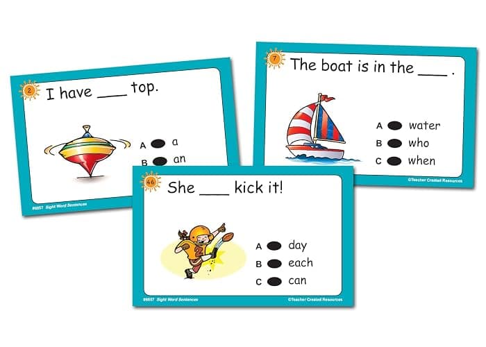 Teacher Created Resources Power Pen Learning Cards, Sight Word Sentences (6857), Medium, Multicolor thumbnail 4