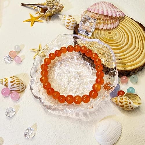 1200PCS 8mm Glass Beads for Jewelry Making, 24 Colors Crystal Beads Bracelets Making Kit, 2 Box Round Beads Suitable for Beginners thumbnail 7
