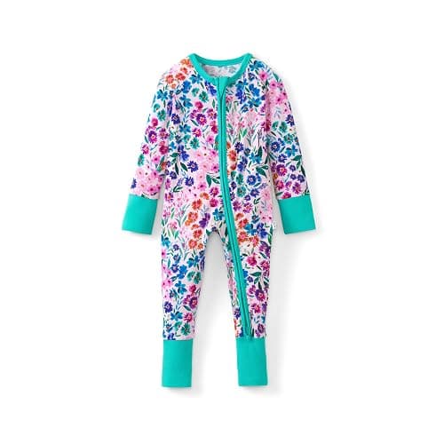 Little Sleepies Pajamas for Baby Boys & Girls, Viscose from Bamboo Baby Pajamas, Preemie & Newborn Sleepers, 2-Way Zipper PJs - Image 1