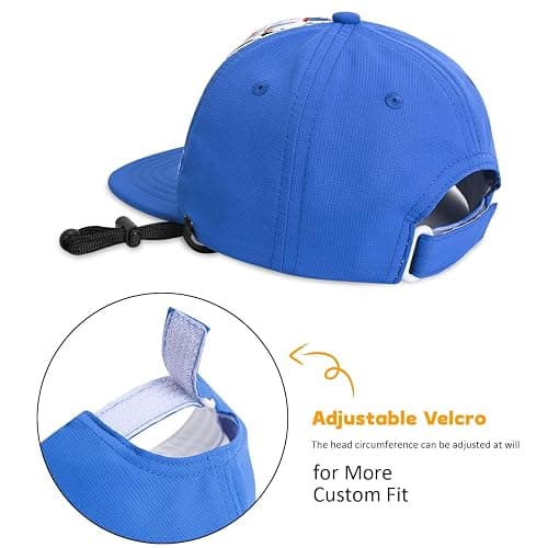 Kids Baseball Hat Visor, Toddler Boy Girl Sun Protection Hat Cotton Hats,Sun Hat for Baby Little Girls Boys Children thumbnail 5