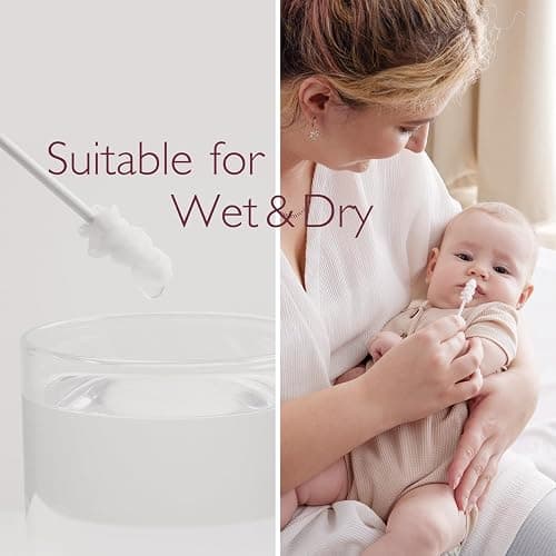 Momcozy Baby Tongue Cleaner Baby Toothbrush Disposable Oral Cleaner 40Count | Baby Oral Cleaner, Toddler ToothBrush for Tooth Mouth Gum Clean, Baby Essentials for Newborn, Baby Mouth Cleaner Newborn thumbnail 4