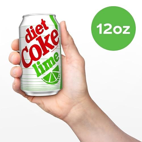 Diet Coke Lime Soda Soft Drink Fridge Pack Cans, 12 fl oz, 12 Pack thumbnail 7