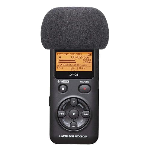 SUNMON Windscreen and Foam Cover for DR-05X DR-05 Mic Recorders, Indoor Outdoor Microphone Wind Muff thumbnail 3