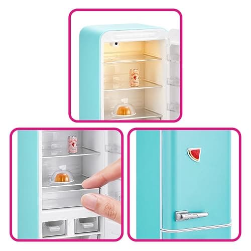 Mini Brands Fill The Fridge Playset w/UV Light by ZURU, Collectibles, DIY, Resin Play, Exclusive Recipe, NOT Edible, 8+ thumbnail 9