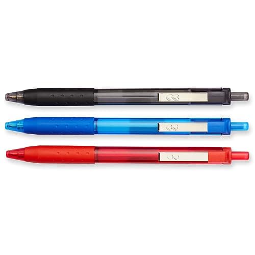 Paper Mate InkJoy 300RT Retractable Ballpoint Pens, Medium Point, Black/Red/Blue Ink, 8 Pack (1945918) thumbnail 2