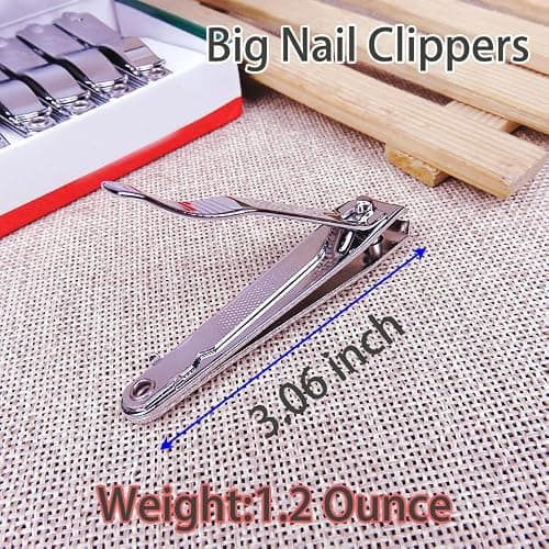 ULYSIA Nail Clippers Set, Ultra Sharp Stainless Steel Fingernail and Toenail Clipper Cutters,Travel Nail Kit for Men Women thumbnail 3