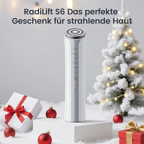 TIUUBT Appareil de Soin Visage par Radiofréquence avec Fonction de Refroidissement, EMS et Massage Facial, Appareil Beauté Visage avec Design Gua Sha pour Routine Quotidienne (Blanc Neige) thumbnail 7
