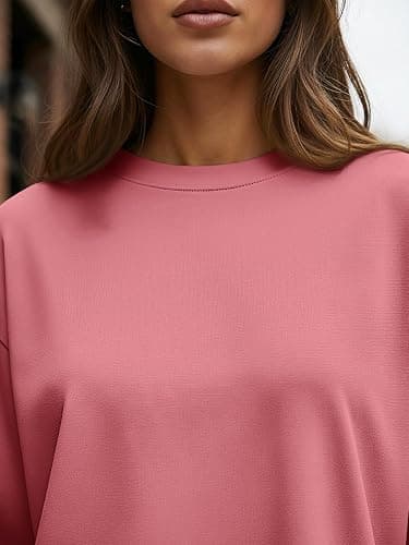 Trendy Queen Womens Oversized Long Sleeve T Shirts 2026 Basic Crewneck Tee Fall Tops Casual Workout Y2K Clothes thumbnail 5