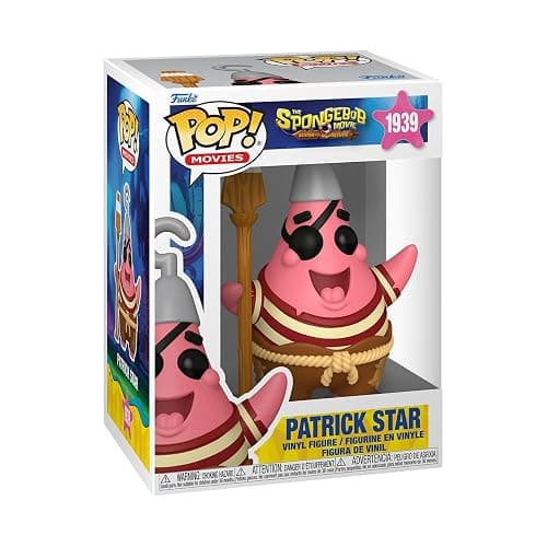 Funko Pop! Movies: The Spongebob Movie - Patrick Star - Collectable Vinyl Figure - Gift Idea - Official Merchandise - Toys for Kids & Adults - Cartoon Fans - Model Figure for Collectors - Image 1
